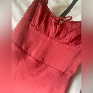 Wilfred satin midi dress